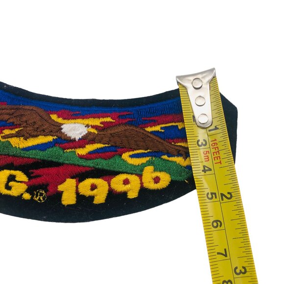 Vintage 1996 HOG Membership Rocker Patch Harley Davidson Owners Group Estate - Picture 5 of 5